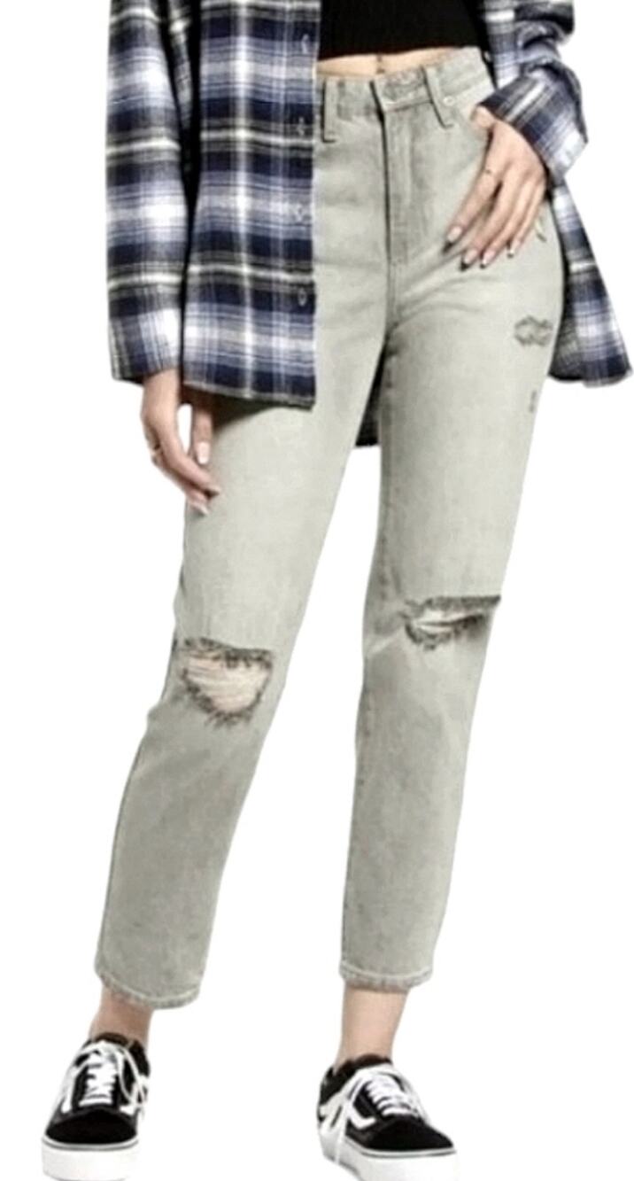 BP Women's Gray Be Responsible High Waist Jeans 27 NWT